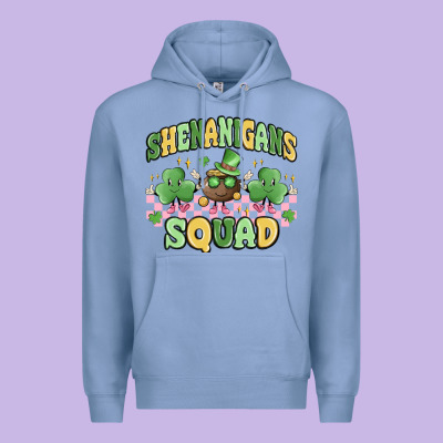 Shenanigans Squad Premium Hoodie Designed By Maliassmallbusiness