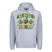 Heather Grey shenanigans squad Premium Hoodie - MaliasSmallBusiness