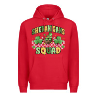Red shenanigans squad Premium Hoodie - MaliasSmallBusiness