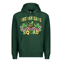 Sports Green shenanigans squad Premium Hoodie - MaliasSmallBusiness