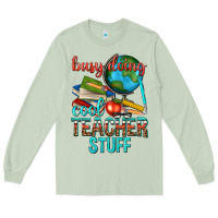 Matcha busy doing cool teacher stuff Long Sleeve Tee - texasbilliewilder