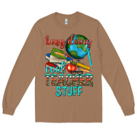 Toasted Coconut busy doing cool teacher stuff Long Sleeve Tee - texasbilliewilder