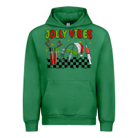 Emerald jolly vibes Urban Hoodie - MaliasSmallBusiness