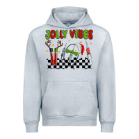 Heather Grey jolly vibes Urban Hoodie - MaliasSmallBusiness