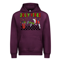 Mauve Wine jolly vibes Urban Hoodie - MaliasSmallBusiness