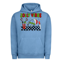 Pigment Pebble Blue jolly vibes Urban Hoodie - MaliasSmallBusiness