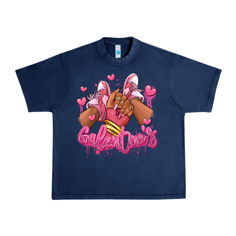 Galentines Afro Girl Sneakers Urban Heavy Tee by RanaPortraitStore | Teevron
