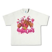 Pistachio galentines afro girl sneakers Urban Heavy Tee - RanaPortraitStore
