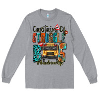 Captain Of Struggle Bus Busdriver Life Long Sleeve Tee | Teevron