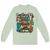 Matcha captain of struggle bus busdriver life Long Sleeve Tee - texasbilliewilder