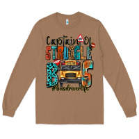 Toasted Coconut captain of struggle bus busdriver life Long Sleeve Tee - texasbilliewilder