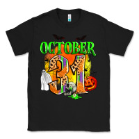Black october 31 Classic Tee - Zillion Design Studio