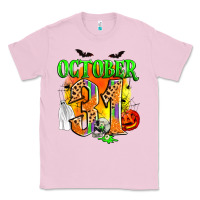 Bubblegum Pink october 31 Classic Tee - Zillion Design Studio
