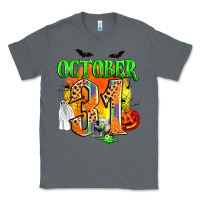 Charcoal Heather october 31 Classic Tee - Zillion Design Studio