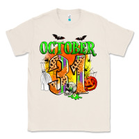 Natural october 31 Classic Tee - Zillion Design Studio