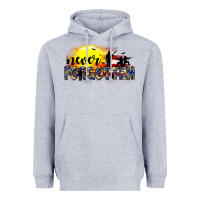 Heather Grey never forgotten Heavyweight Hoodie - JahusDesignShop