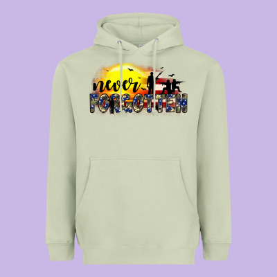 Never Forgotten Heavyweight Hoodie Designed By Jahusdesignshop