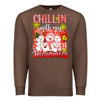 Chestnut chillin  with my red snowmies Premium Sweatshirt - AdoDesignShop