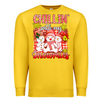 Lemon chillin  with my red snowmies Premium Sweatshirt - AdoDesignShop