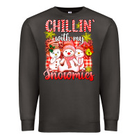 Smoke chillin  with my red snowmies Premium Sweatshirt - AdoDesignShop