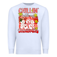 White chillin  with my red snowmies Premium Sweatshirt - AdoDesignShop