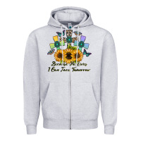 Because He Lives I Can Face Tomorrow Zipper Hoodie | Teevron
