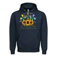 Navy because he lives i can face tomorrow Zipper Hoodie - CowhideDigitalArt