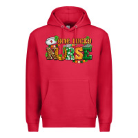 Cardinal one lucky nurse Premium Hoodie - AdoDesignShop