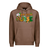 Chestnut one lucky nurse Premium Hoodie - AdoDesignShop