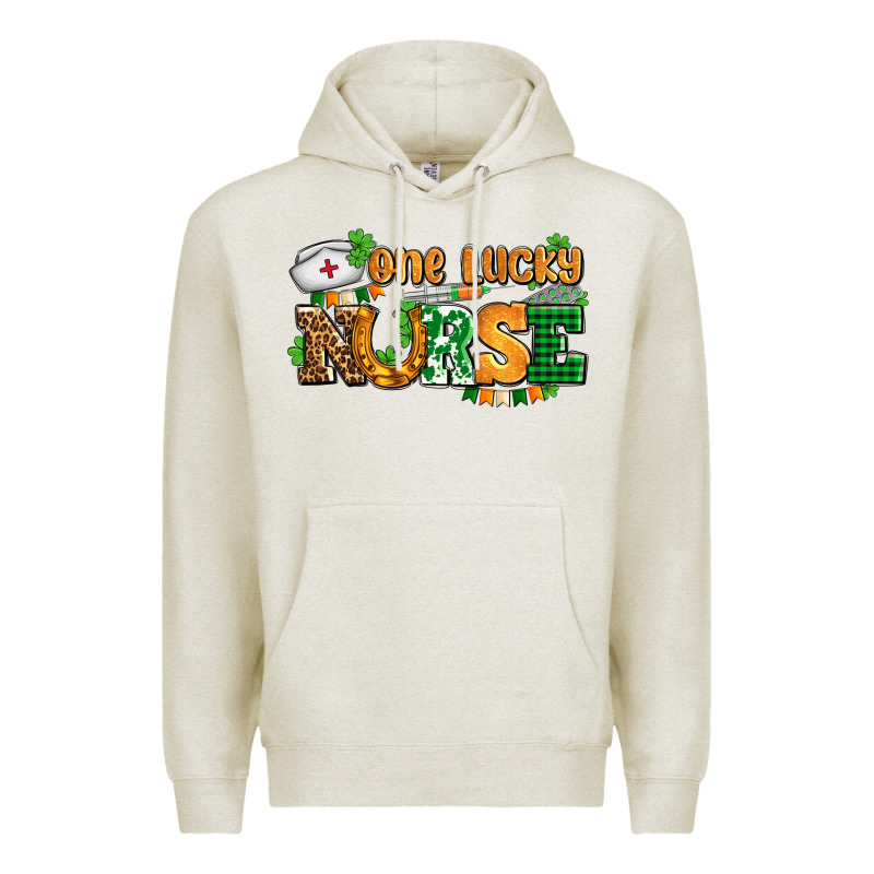 One Lucky Nurse Premium Hoodie by AdoDesignShop | Teevron