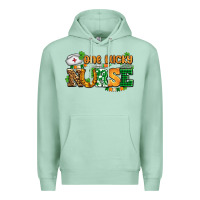 Seafoam one lucky nurse Premium Hoodie - AdoDesignShop