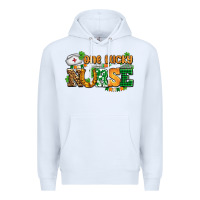 White one lucky nurse Premium Hoodie - AdoDesignShop