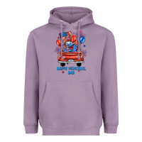 Lavender happy memorial day farm truck Heavyweight Hoodie - JahusDesignShop