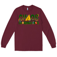 Burgundy chaos coordinator Long Sleeve Tee - texasbilliewilder