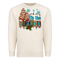 Sandshell tis the season christmas tree cake ado Premium Sweatshirt - AdoDesignShop