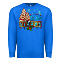 True Royal tis the season christmas tree cake ado Premium Sweatshirt - AdoDesignShop