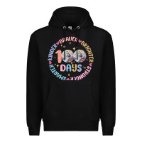 Black 100 days of school Premium Hoodie - MaliasSmallBusiness