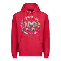 Cardinal 100 days of school Premium Hoodie - MaliasSmallBusiness