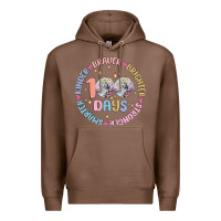 Chestnut 100 days of school Premium Hoodie - MaliasSmallBusiness