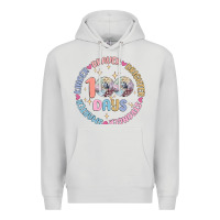 Dove Grey 100 days of school Premium Hoodie - MaliasSmallBusiness