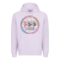 Lilac 100 days of school Premium Hoodie - MaliasSmallBusiness