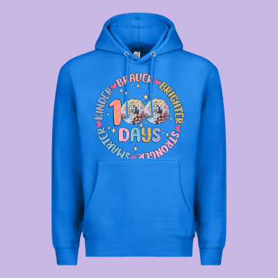 100 Days Of School Premium Hoodie Designed By Maliassmallbusiness