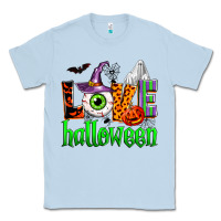 Dusty Blue love halloween Classic Tee - Zillion Design Studio