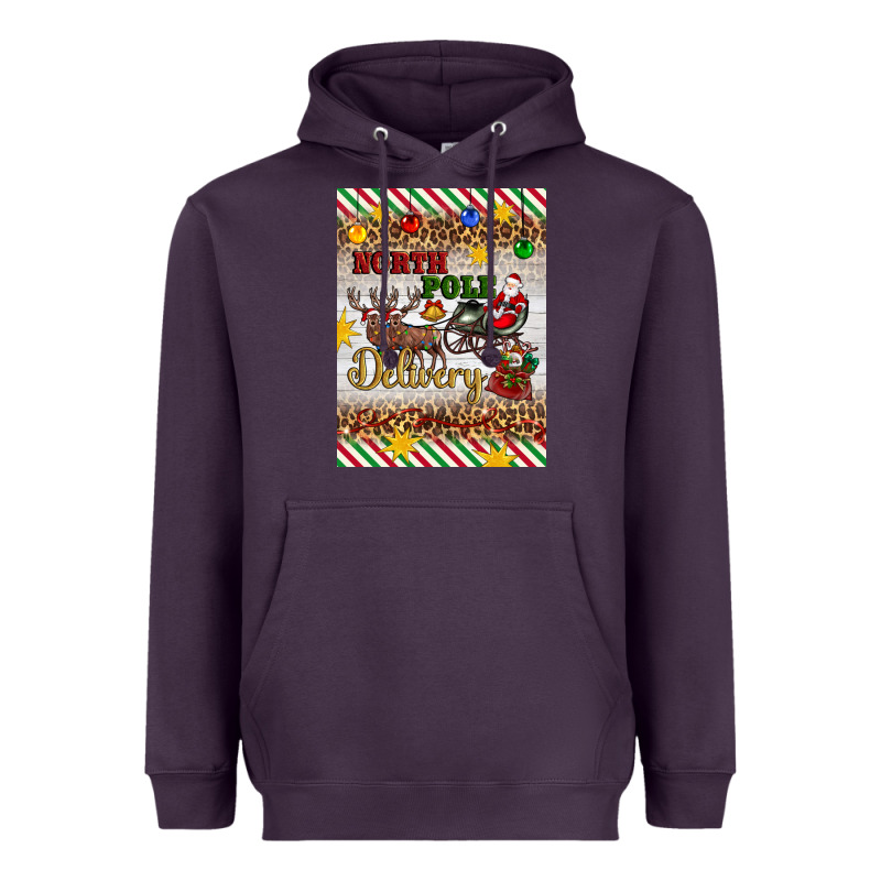 Christmas North Pole Delivery Heavyweight Hoodie by Artiststas | Teevron