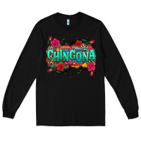 Black chingona Long Sleeve Tee - texasbilliewilder