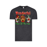 Vintage Black it's the most wonderful time of the year Vintage Tee - BarkalooDesign