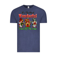 Vintage Denim it's the most wonderful time of the year Vintage Tee - BarkalooDesign