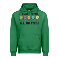Emerald ıt's okay to feel all the feels Urban Hoodie - MaliasSmallBusiness