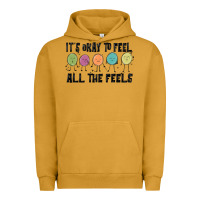 Pigment Peanut Butter ıt's okay to feel all the feels Urban Hoodie - MaliasSmallBusiness