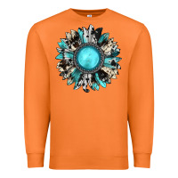 Carrot western sunflower gemstone Premium Sweatshirt - JahusDesignShop